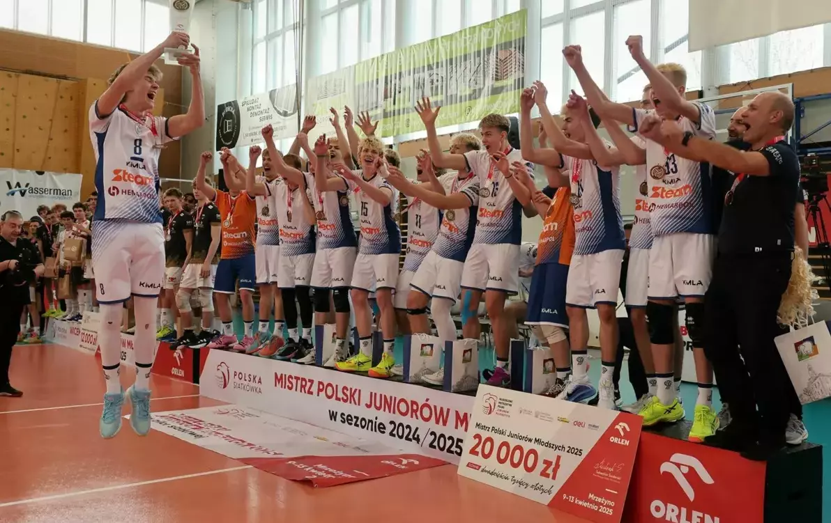Radość siatkarzy Norwid Częstochowa